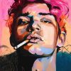 Smoking Boy Art - People Paint By Number