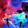Colorful Rick And Morty Silhouette - NEW Paint By Numbers