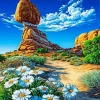 Balanced Rock Paint By Numbers