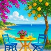 Citrus By The Sea Paint By Numbers