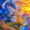 Dragon Couple Paint By Numbers