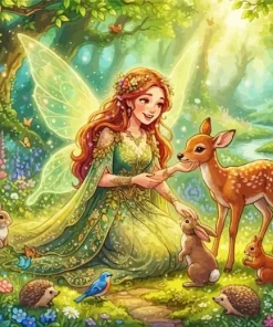 Fairy Princess Paint By Numbers