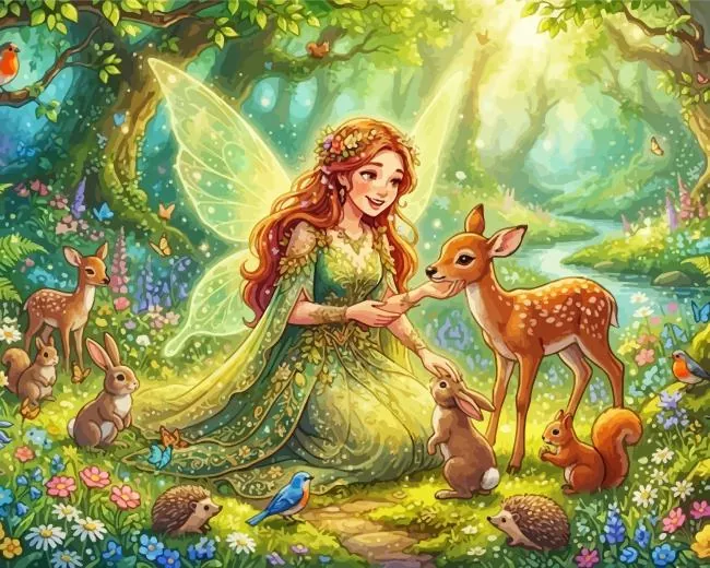 Fairy princess Diamond Painting Kits Fairy Princess Paint By Numbers
