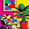 Geometric Serenade Paint By Numbers