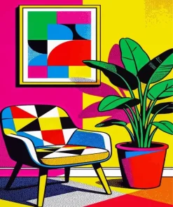 Geometric Serenade Paint By Numbers