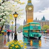 London Rainy Day Paint By Numbers