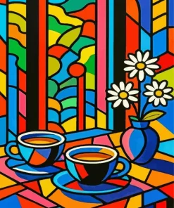 Morning Coffee pop art Diamond Painting