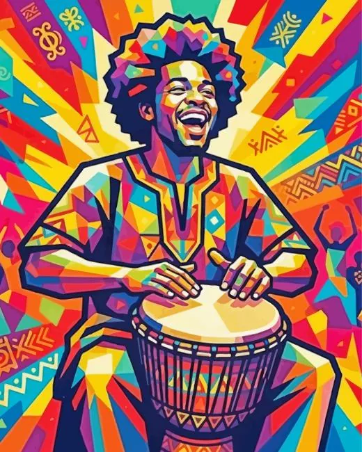 Musician man Diamond Painting Musician Man Paint By Numbers