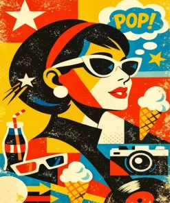 Pop Art Woman Paint By Numbers