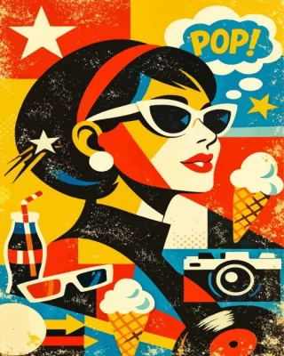 Pop Art Woman Paint By Numbers 