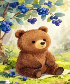 Brown Bear Paint By Numbers
