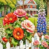 Colorful Flowers Garden Paint By Numbers