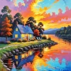 Cozy Cottage Paint By Numbers