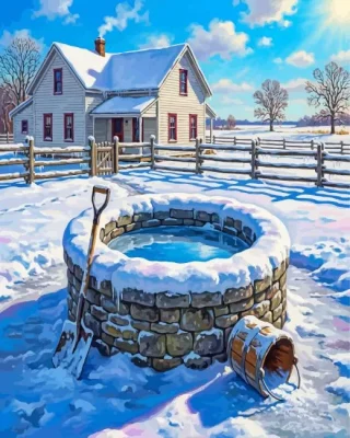 Cozy Winter Day Paint By Numbers 