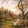 Cozy Wooden Cabin Paint By Numbers