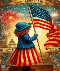 Sweet Land Of Liberty Paint By Numbers