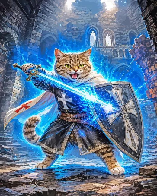 warrior cat Diamond Painting Kits Warrior Cat Paint By Numbers